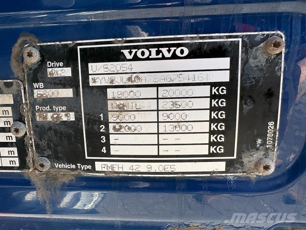 Volvo FM 310 + DHOLLANDIA LOADLIFT 3000 KG + SIDE DOOR + Camiones con caja de remolque