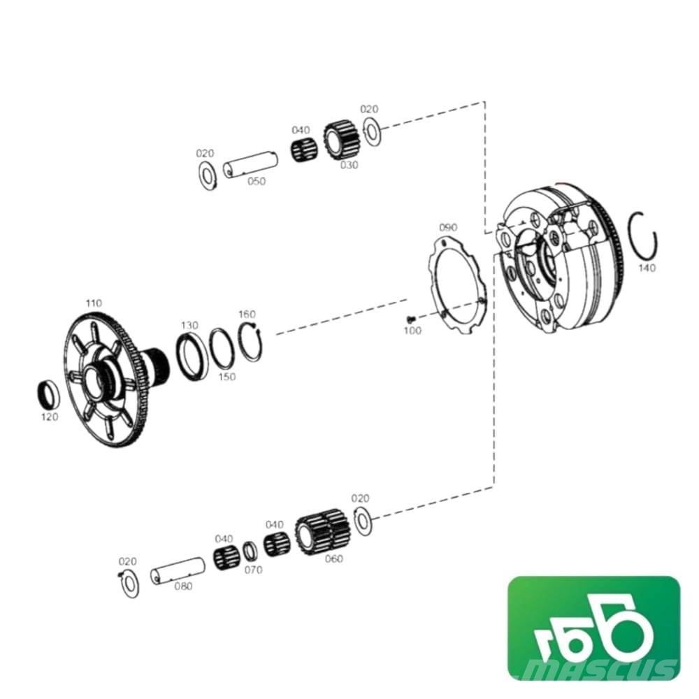 CVX TVT CVT Planetary gear ZF 192300220179 gearbox Převodovka