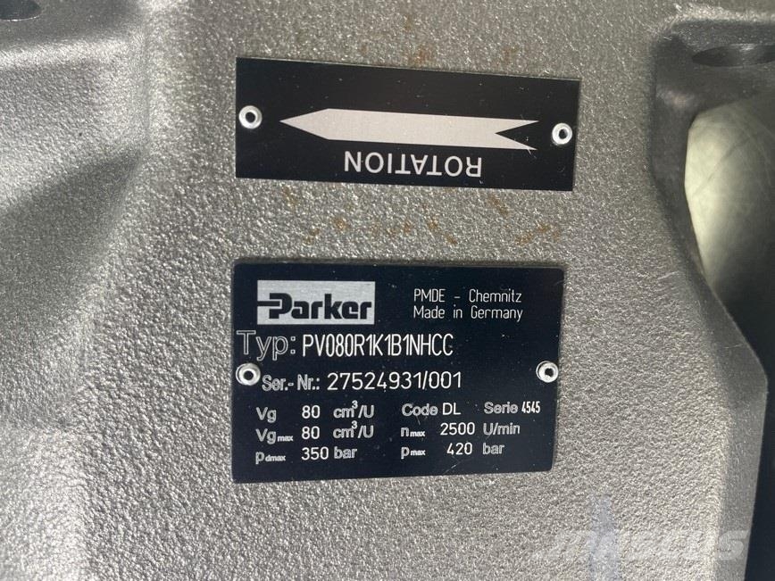 Parker PV080R1K1B1NHCC - Load sensing pump Hidraulika