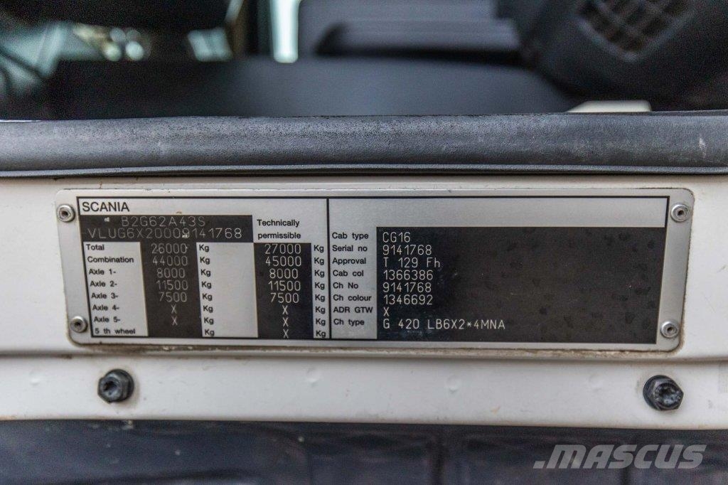 Scania G420+MAGYAR 19.000L+4COMP+INTARDER Kamioni cisterne