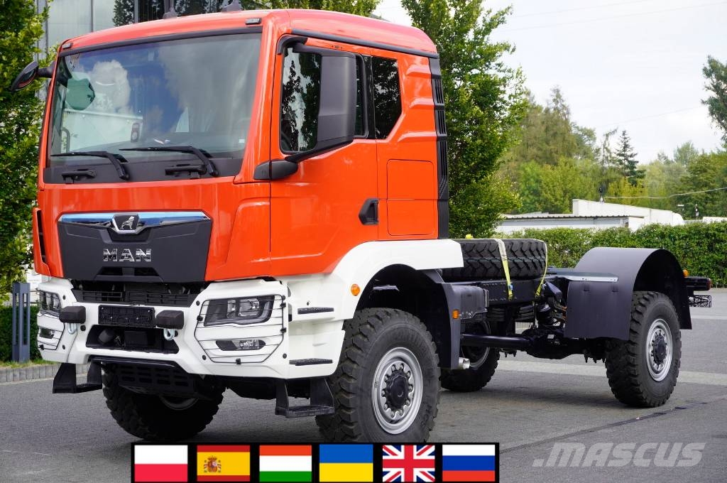 MAN TGM 18.250 4x4 / chassis 520 cm / no mileage Kamioni-šasije