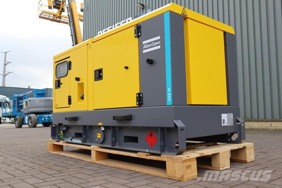 Atlas Copco QAS 40 ST3 Valid inspection, Diesel, 40 kVA مولدات ديزل