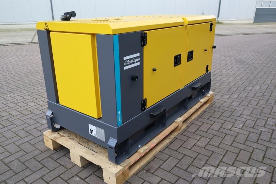 Atlas Copco QAS 40 ST3 Valid inspection, Diesel, 40 kVA مولدات ديزل