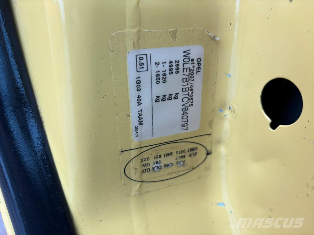 Opel Vivaro BOX L=3190 mm Furgoni altro