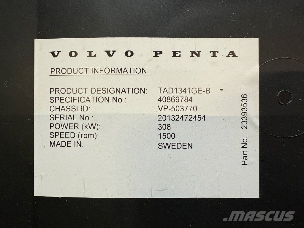 Volvo TAD1341GE - 330 kVA Generator - DPX-18877-O Dizel generatori