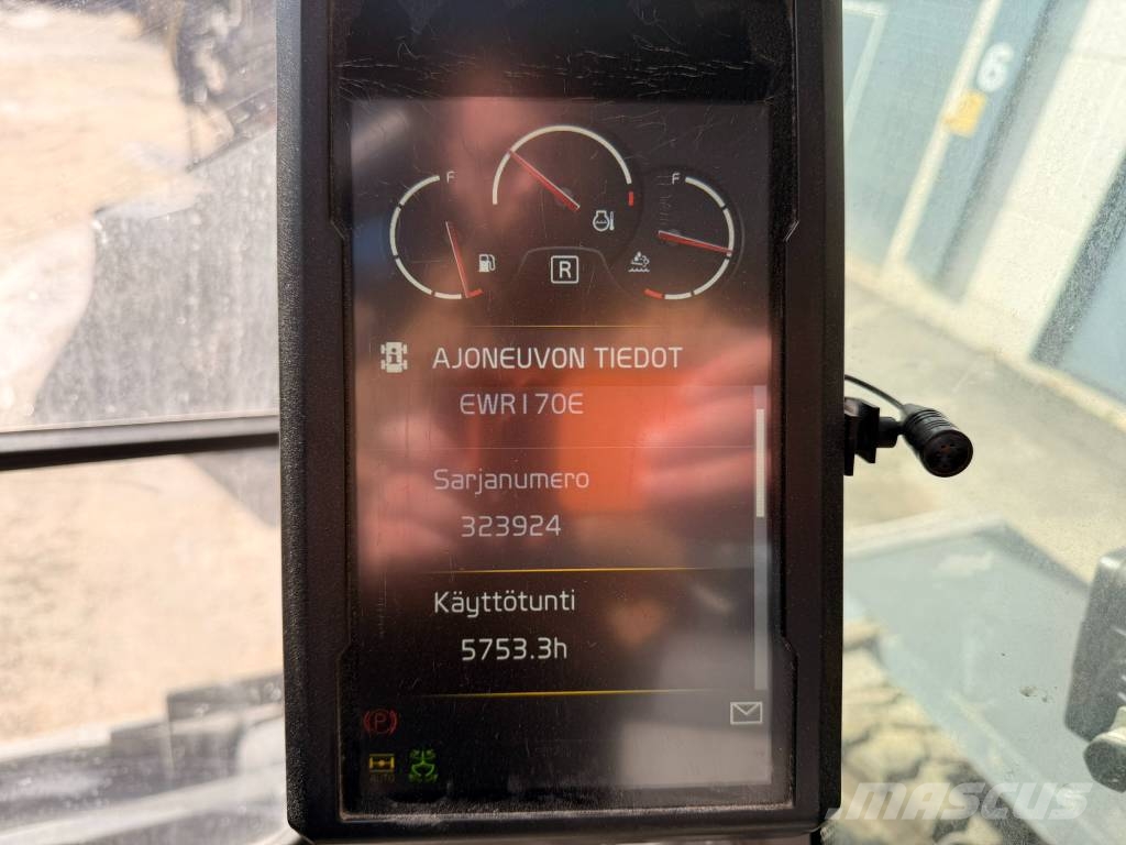 Volvo EWR 170 E Juuri saapunut Gravemaskiner på hjul