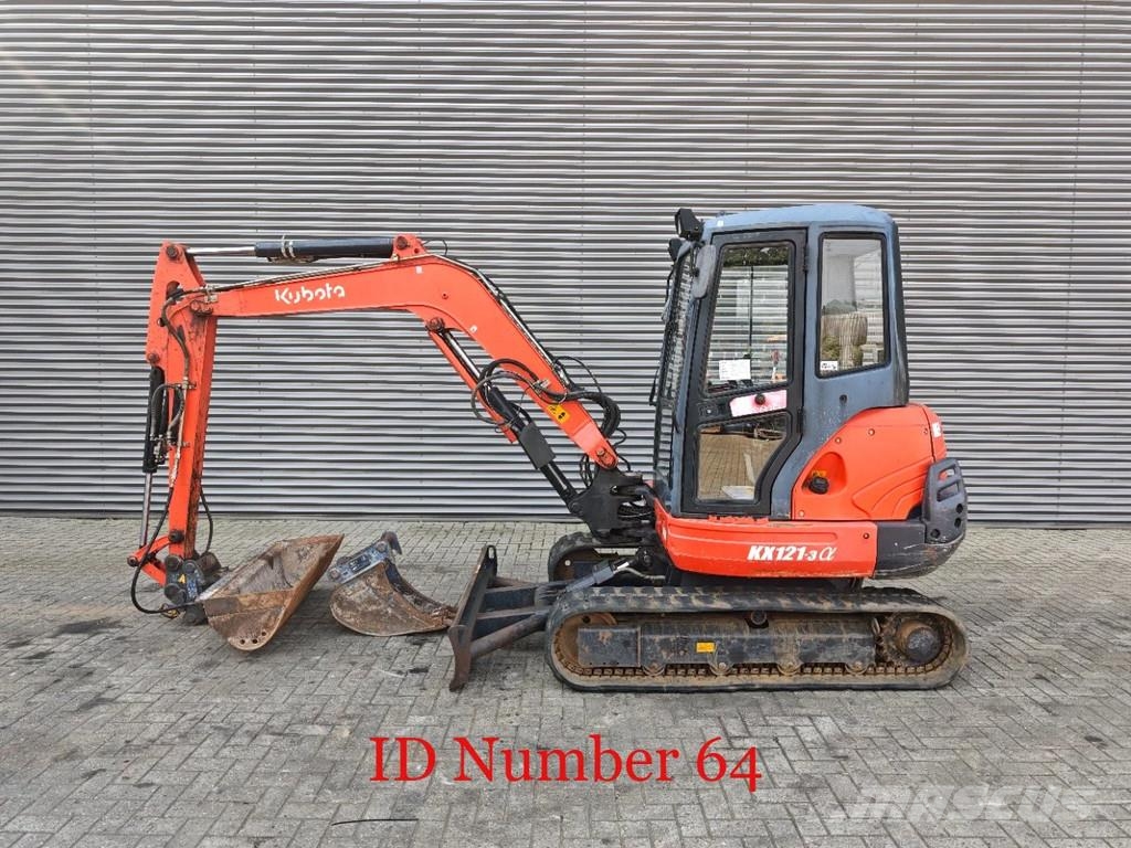 Kubota KX 121-3 2 Buckets 2 Pieces! Minigraafmachines < 7t