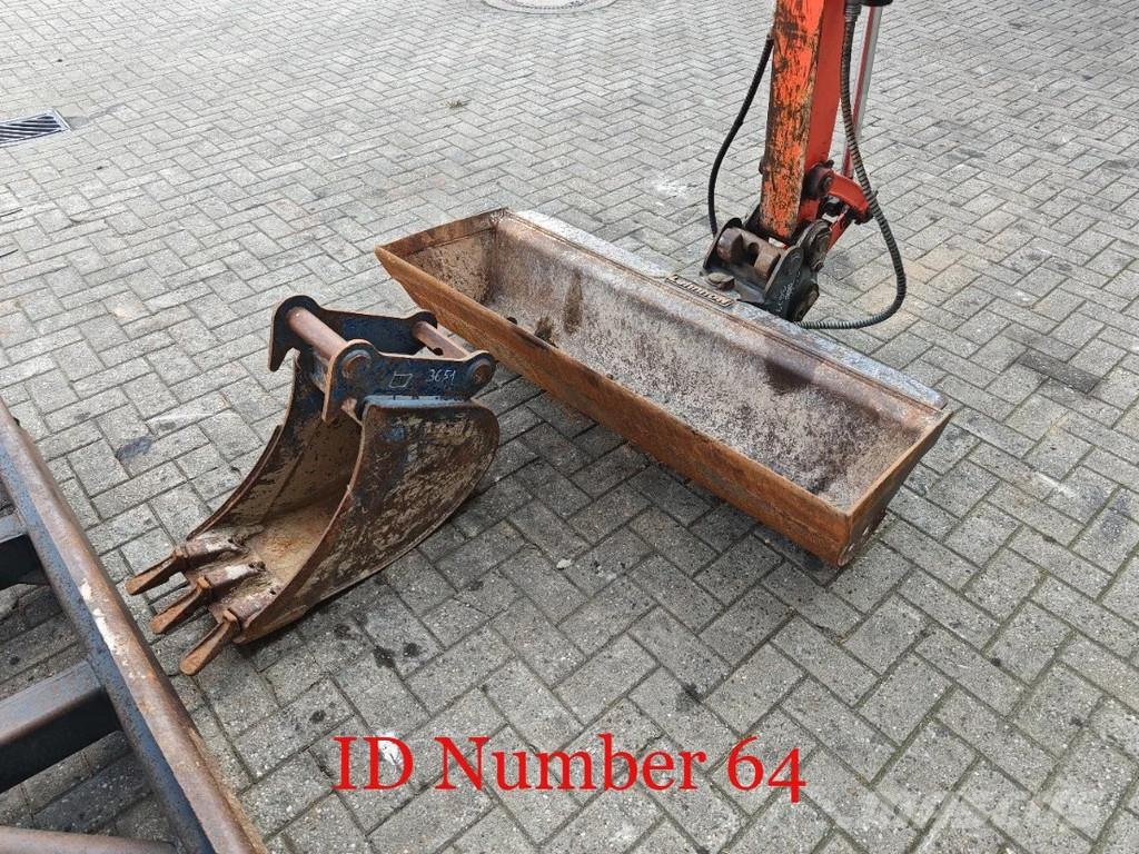 Kubota KX 121-3 2 Buckets 2 Pieces! Minigraafmachines < 7t