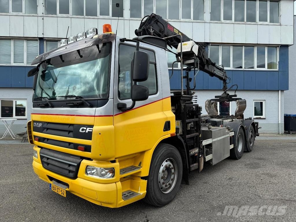DAF CF 75.250 6X2 + HIAB 166 ES-3 + REMOTE + MULTILIFT Polovne dizalice za sve terene