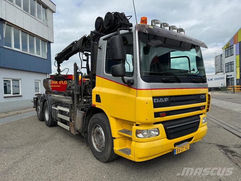 DAF CF 75.250 6X2 + HIAB 166 ES-3 + REMOTE + MULTILIFT Polovne dizalice za sve terene