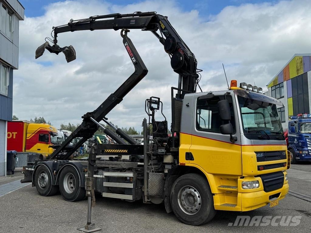 DAF CF 75.250 6X2 + HIAB 166 ES-3 + REMOTE + MULTILIFT Polovne dizalice za sve terene