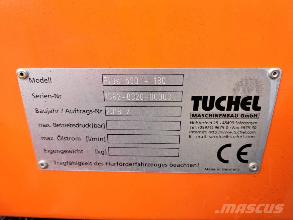 Tuchel Plus 590-180 Ielu tīrīšanas mašīnas