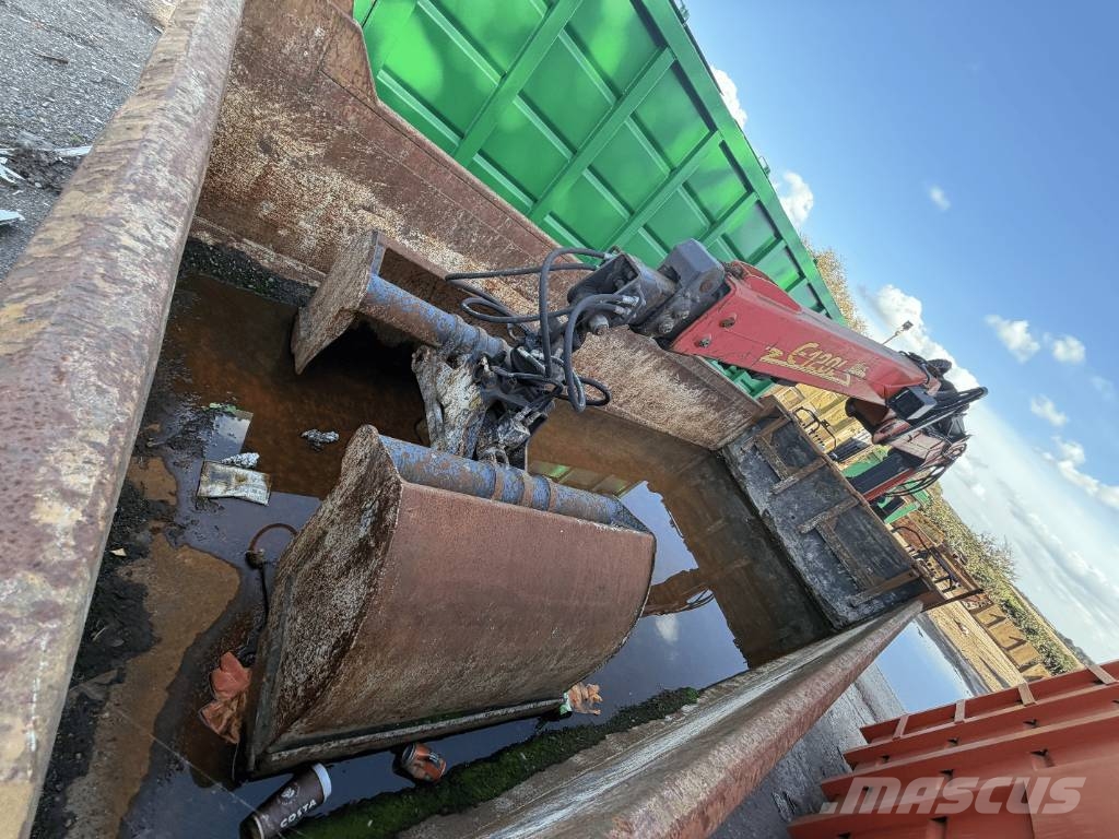 Epsilon Hookloader Grab Tipper Body with Epsilon crane 工业挖掘机