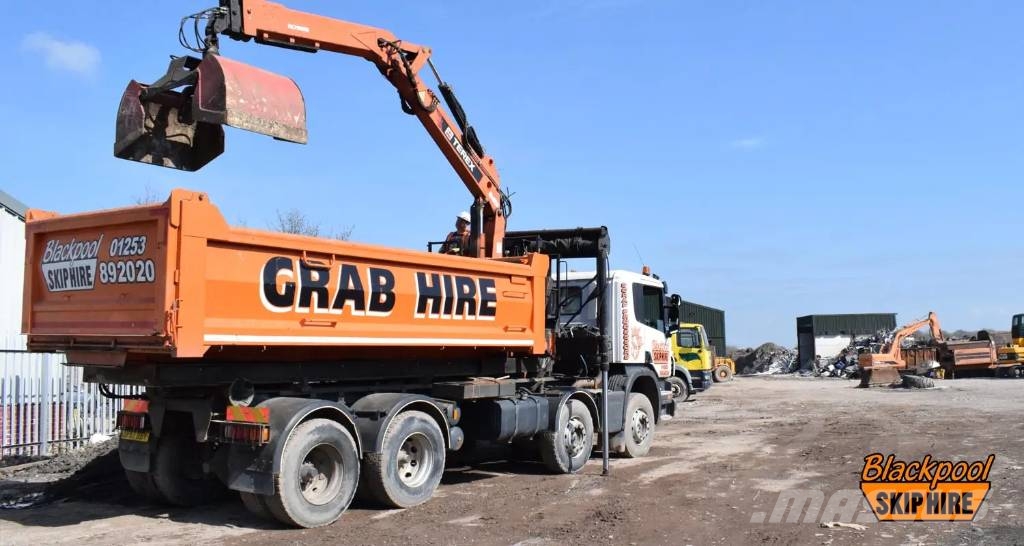Epsilon Hookloader Grab Tipper Body with Epsilon crane 工业挖掘机