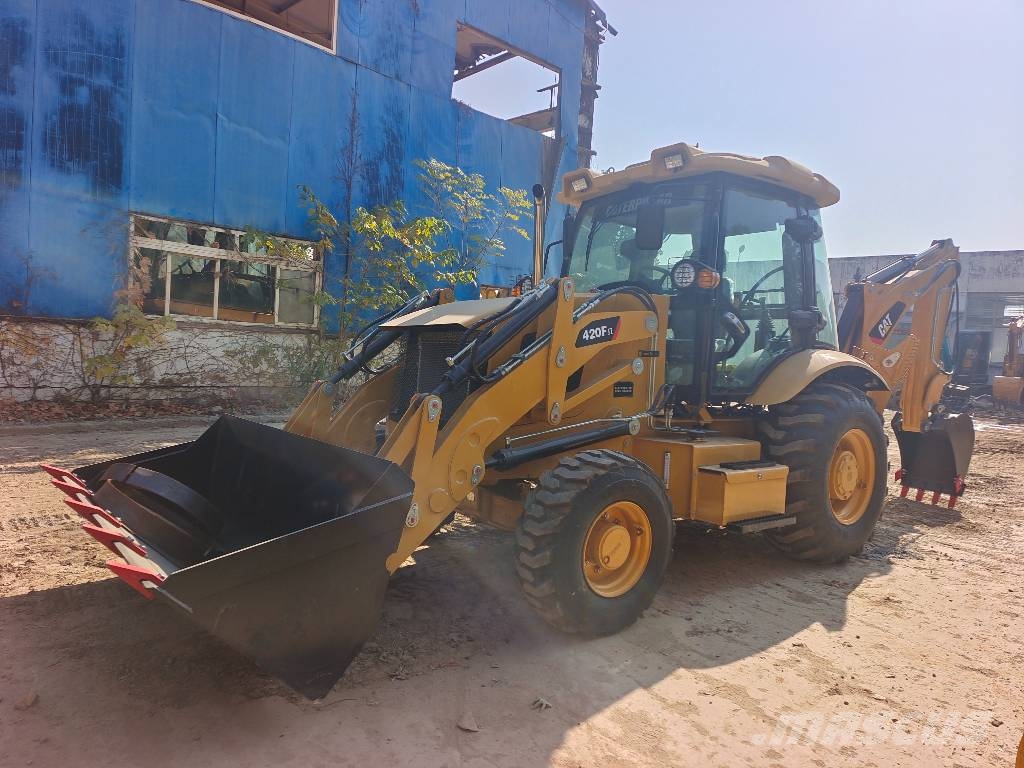 CAT 420F with Powerful Engine in Stock Backhoe