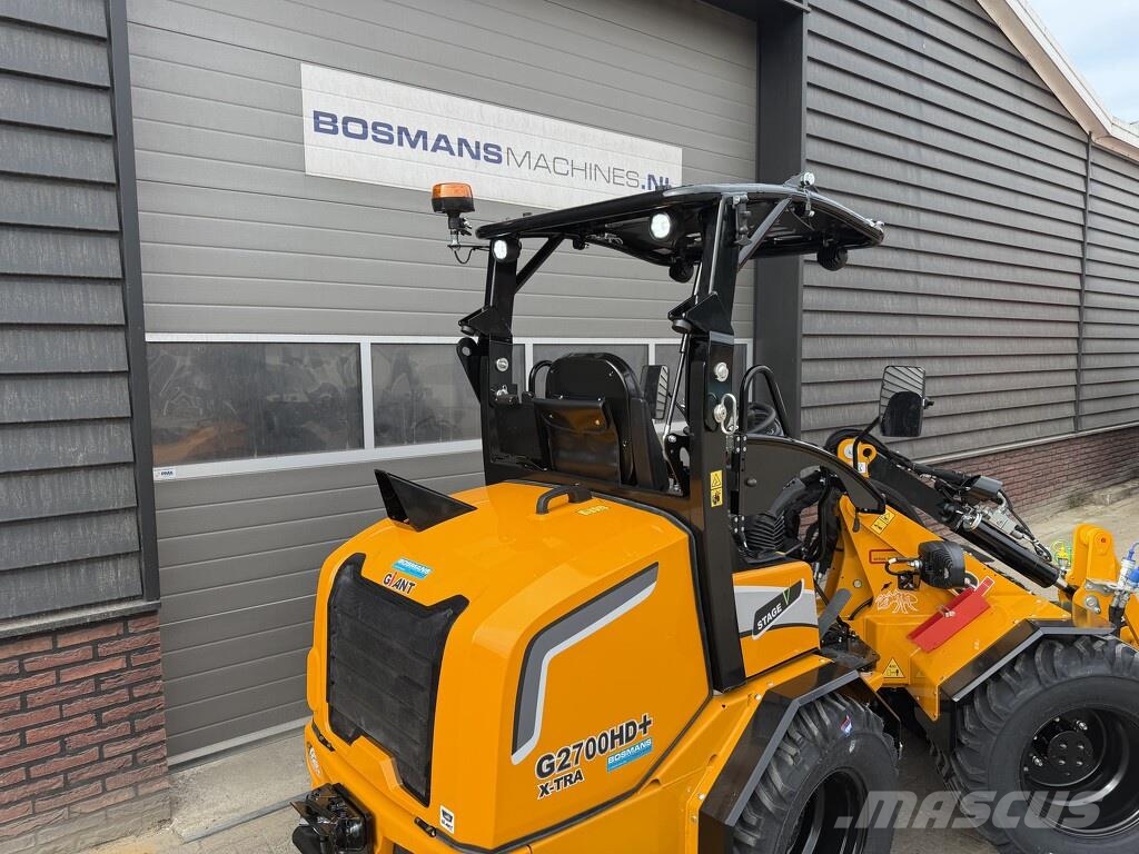 GiANT G2700 X-TRA HD+ minishovel GEEL (veel opties: tand Kolesni nakladalci
