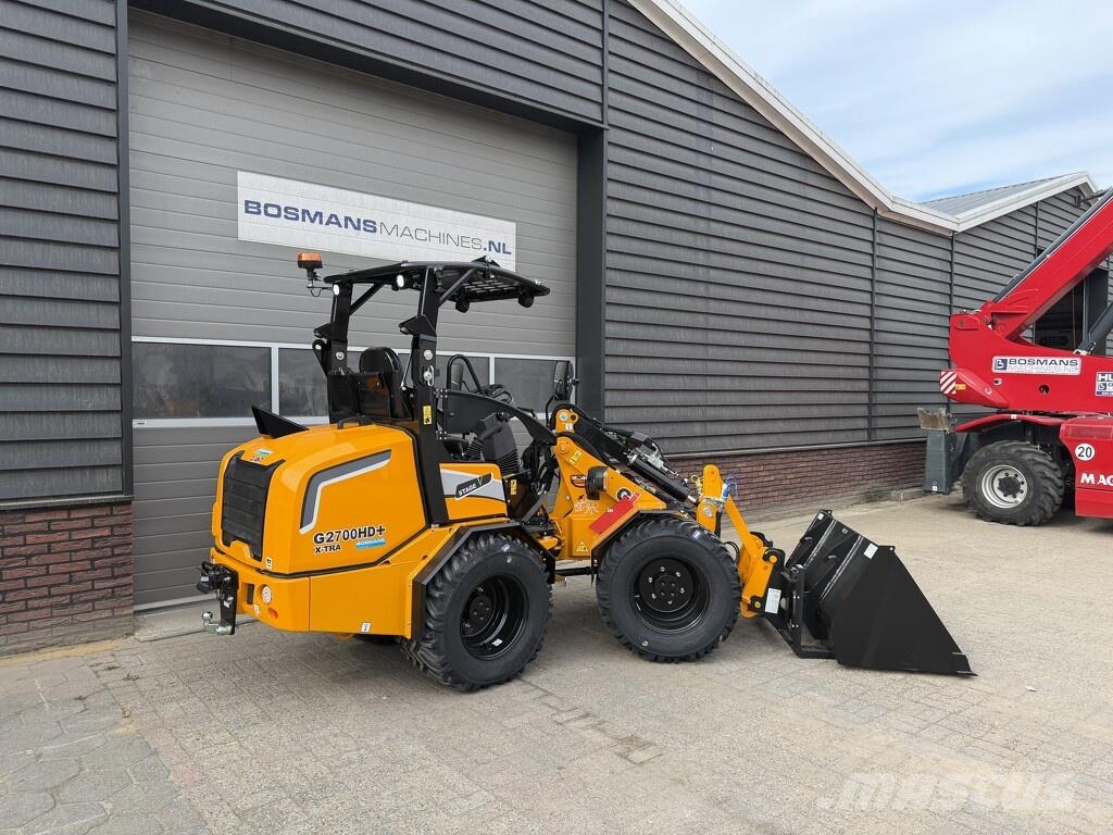 GiANT G2700 X-TRA HD+ minishovel GEEL (veel opties: tand Kolesni nakladalci