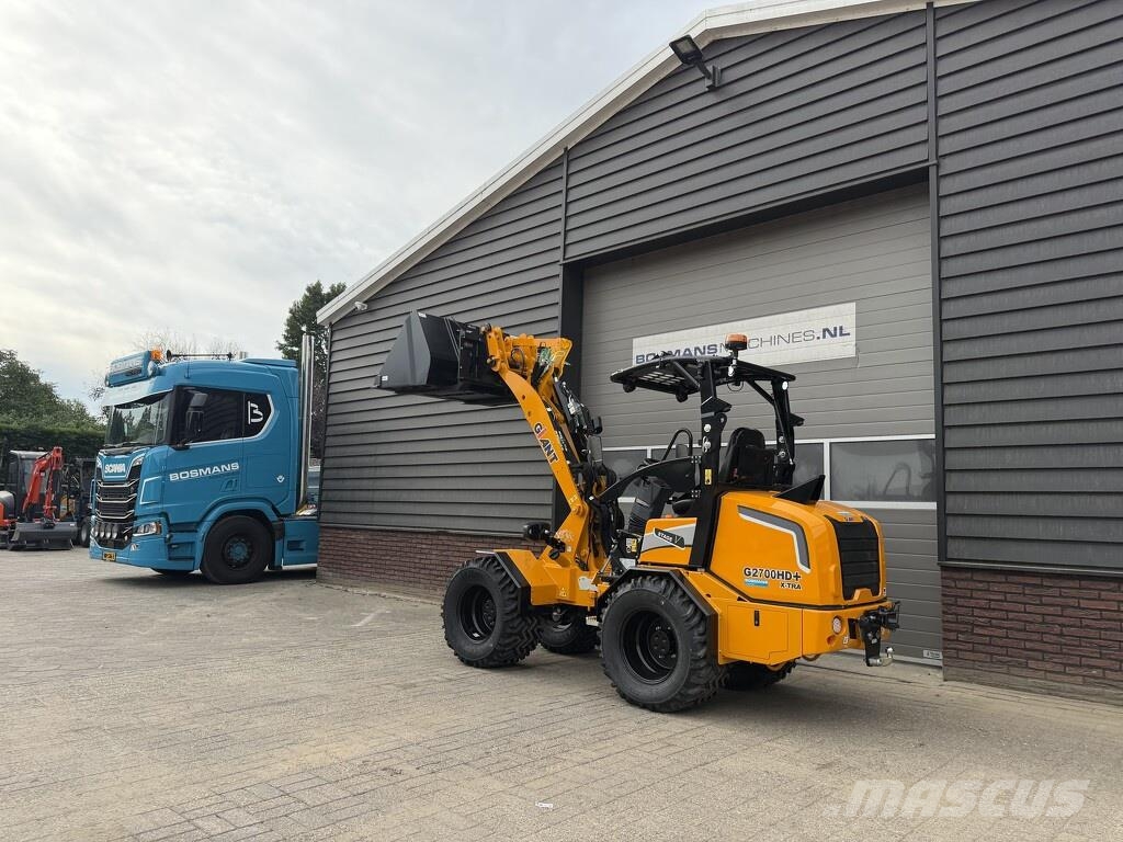 GiANT G2700 X-TRA HD+ minishovel GEEL (veel opties: tand Kolesni nakladalci