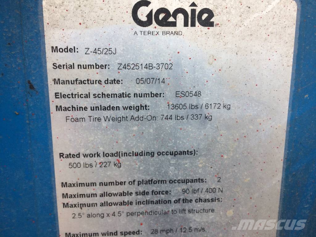 Genie Z 45/25 J Piattaforme a braccio articolato