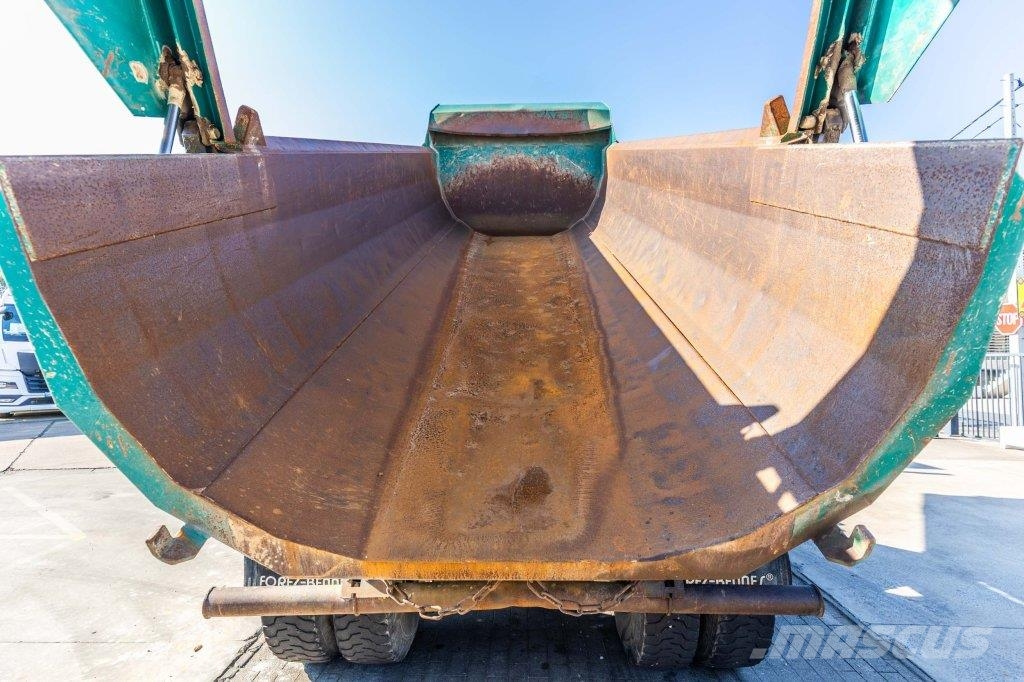Renault KERAX 410 DXI+BENNE ENROCHEMENT HARDOX+INTARDER Bañeras basculantes usadas