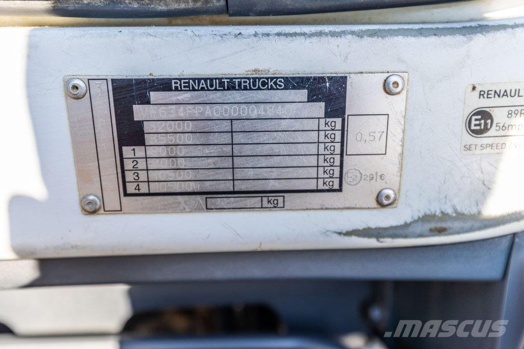 Renault KERAX 410 DXI+BENNE ENROCHEMENT HARDOX+INTARDER Bañeras basculantes usadas