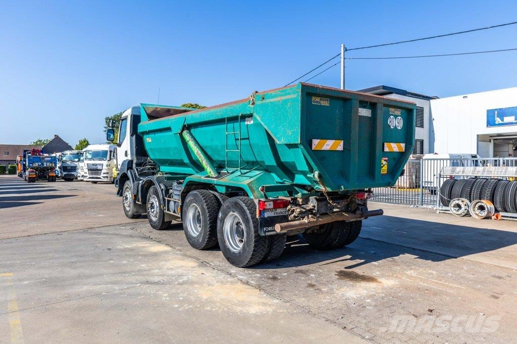 Renault KERAX 410 DXI+BENNE ENROCHEMENT HARDOX+INTARDER Savivarčių priekabų vilkikai