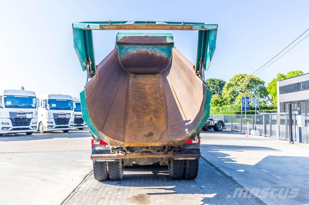 Renault KERAX 410 DXI+BENNE ENROCHEMENT HARDOX+INTARDER Bañeras basculantes usadas