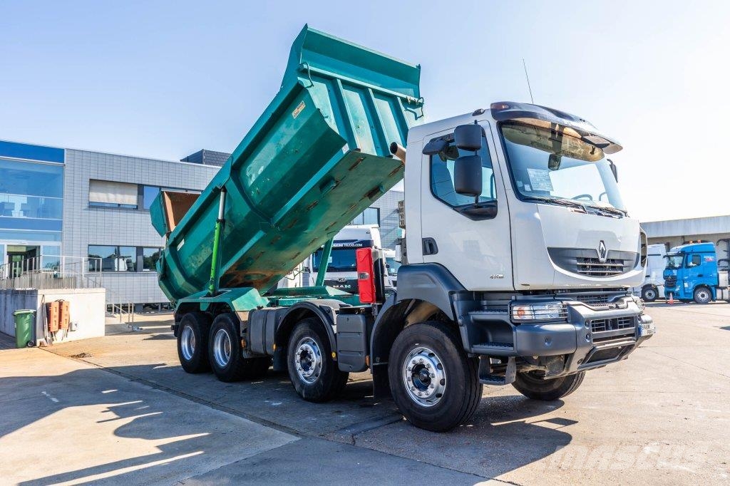 Renault KERAX 410 DXI+BENNE ENROCHEMENT HARDOX+INTARDER Savivarčių priekabų vilkikai