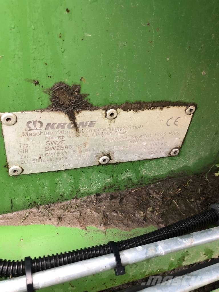 Krone Swadro 1400 Plus Рядковые косилки
