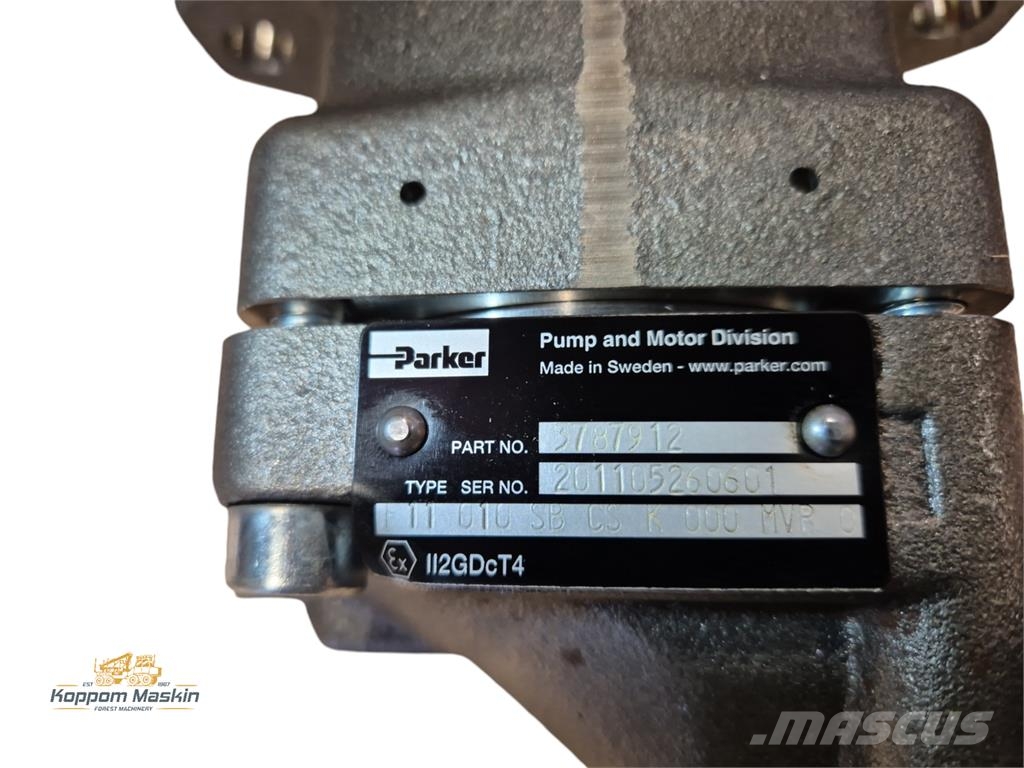 Parker F11-10 F11 010 SB CS K 000 MVR 0 Sågmotor Saw Гидравлическая система