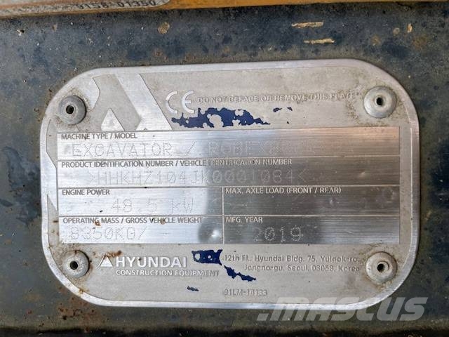 Hyundai R80-9A Bageri guseničari