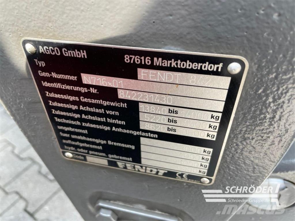 Fendt 828 S4 PROFI PLUS | MOTOR DEFEKT ! Traktörler
