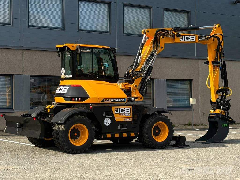 JCB 110 W Hydradig / Engon / Pyöräohjaus / Rasvari / Wielgraafmachines