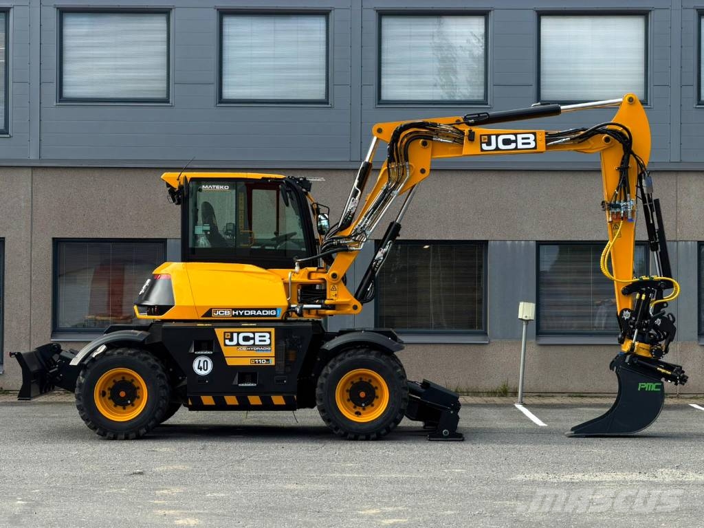 JCB 110 W Hydradig / Engon / Pyöräohjaus / Rasvari / Wielgraafmachines