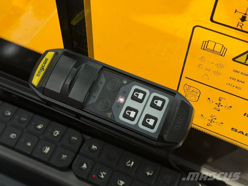 JCB 110 W Hydradig / Engon / Pyöräohjaus / Rasvari / Wielgraafmachines