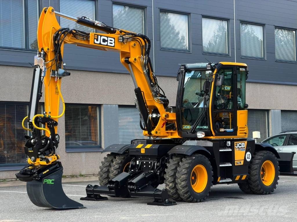 JCB 110 W Hydradig / Engon / Pyöräohjaus / Rasvari / Wielgraafmachines