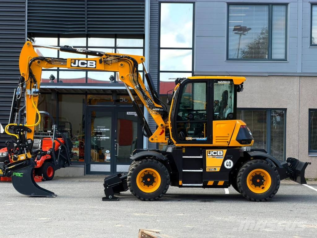 JCB 110 W Hydradig / Engon / Pyöräohjaus / Rasvari / Wielgraafmachines