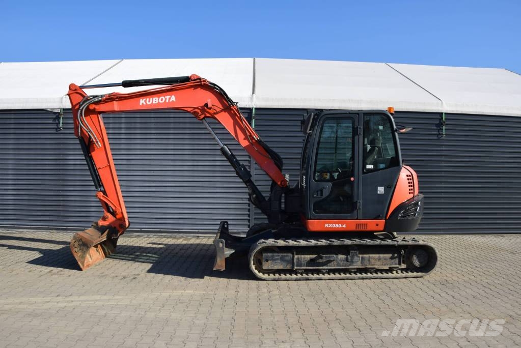Kubota KX 080-4 Малые экскаваторы 7т-12т