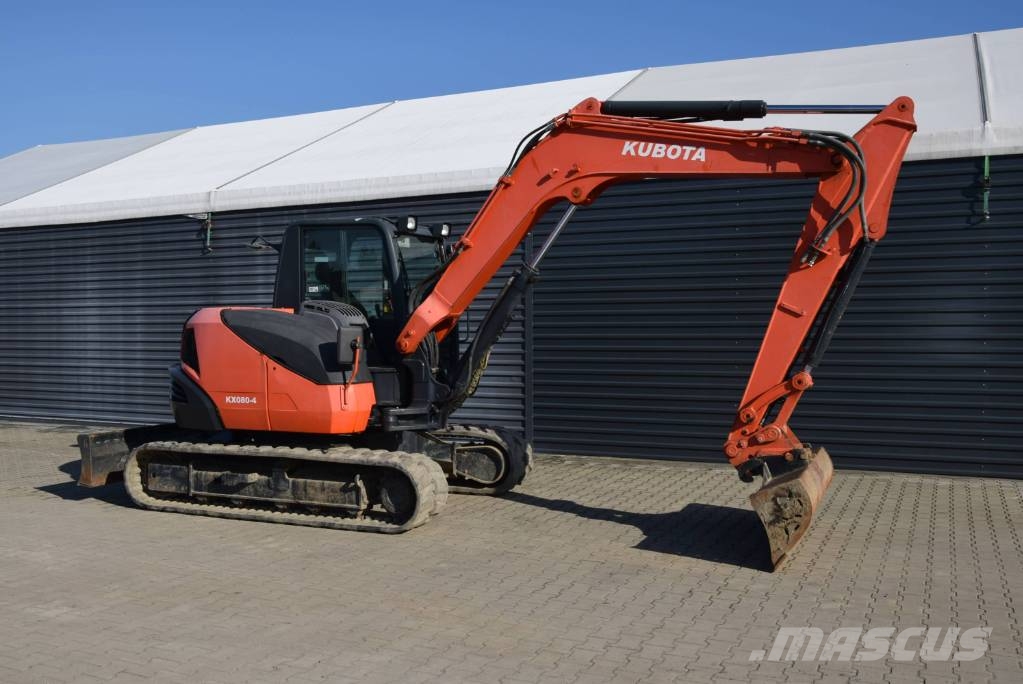 Kubota KX 080-4 Малые экскаваторы 7т-12т