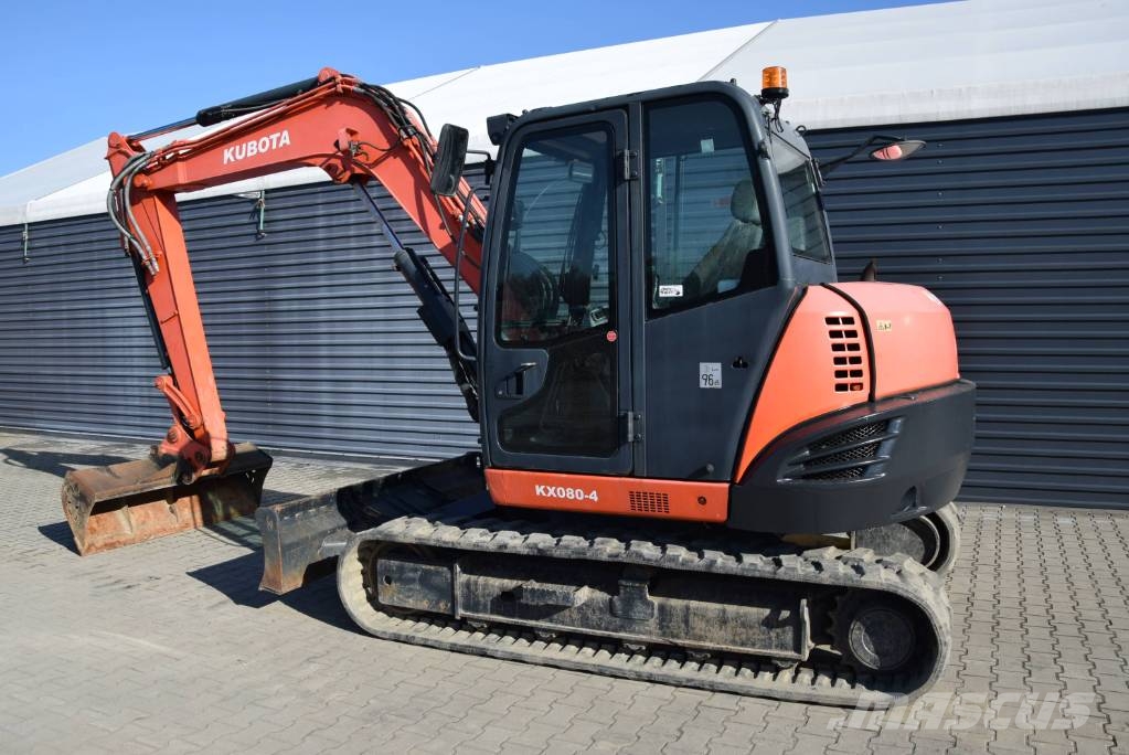 Kubota KX 080-4 Малые экскаваторы 7т-12т