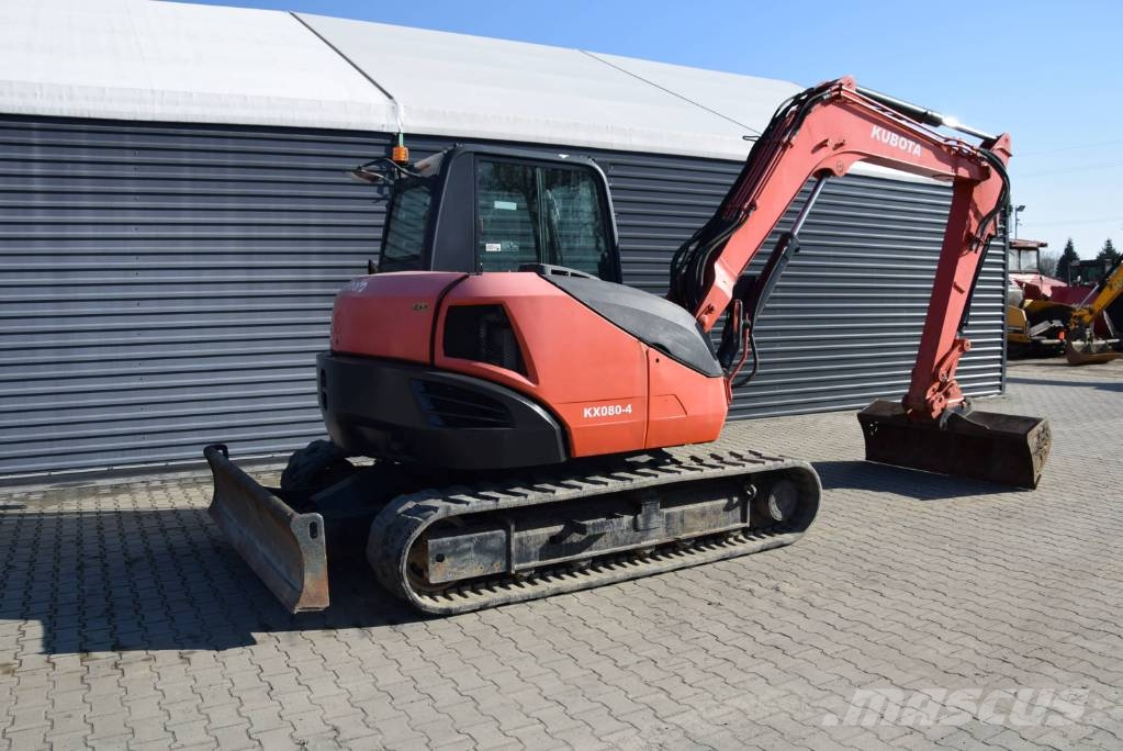 Kubota KX 080-4 Малые экскаваторы 7т-12т
