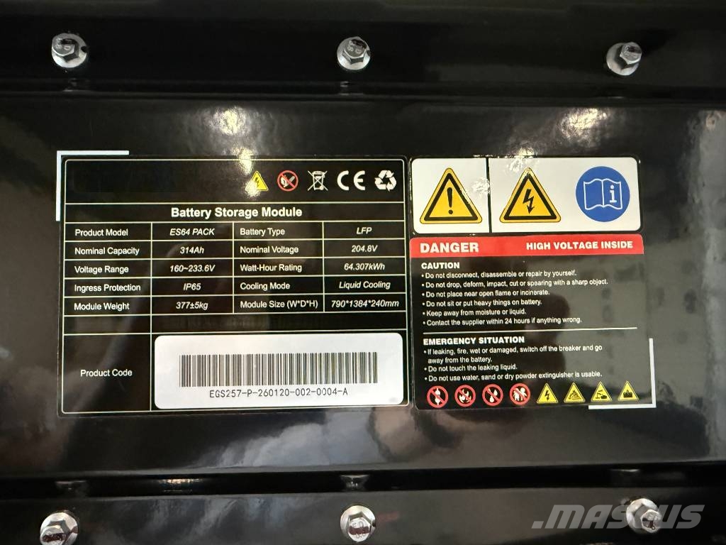 DPX-50759.2 - Battery BESS EGS - 125kW/750kWh مساحات تخزين محمولة للطاقة