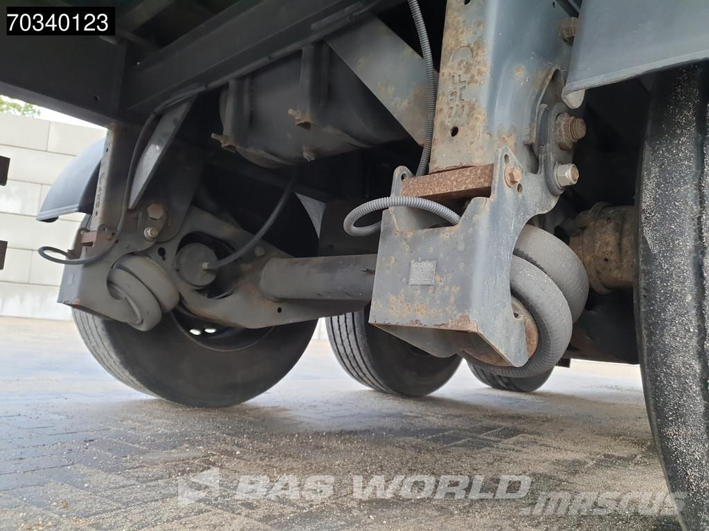 Lecitrailer 3E20 3 axles Lift Axle Hardwood Omega SAF Tents puspiekabes