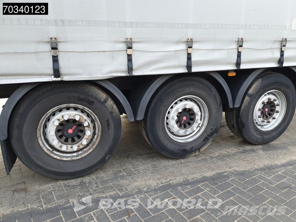 Lecitrailer 3E20 3 axles Lift Axle Hardwood Omega SAF Tents puspiekabes