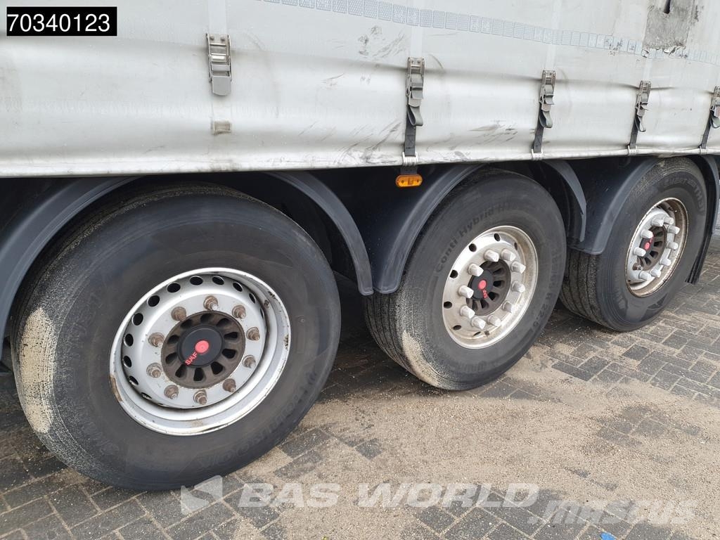Lecitrailer 3E20 3 axles Lift Axle Hardwood Omega SAF Tents puspiekabes