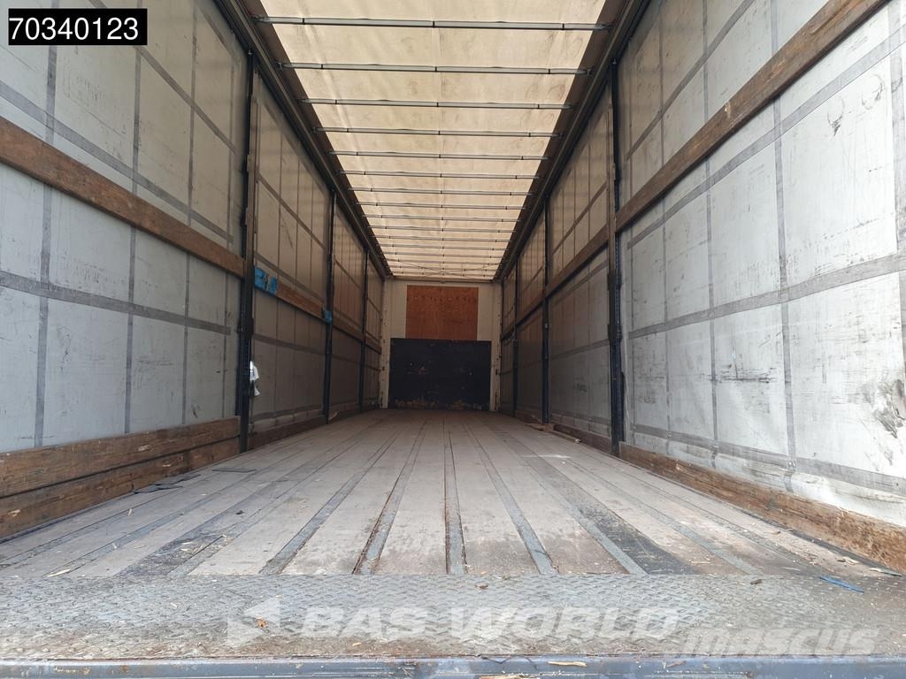 Lecitrailer 3E20 3 axles Lift Axle Hardwood Omega SAF Tents puspiekabes