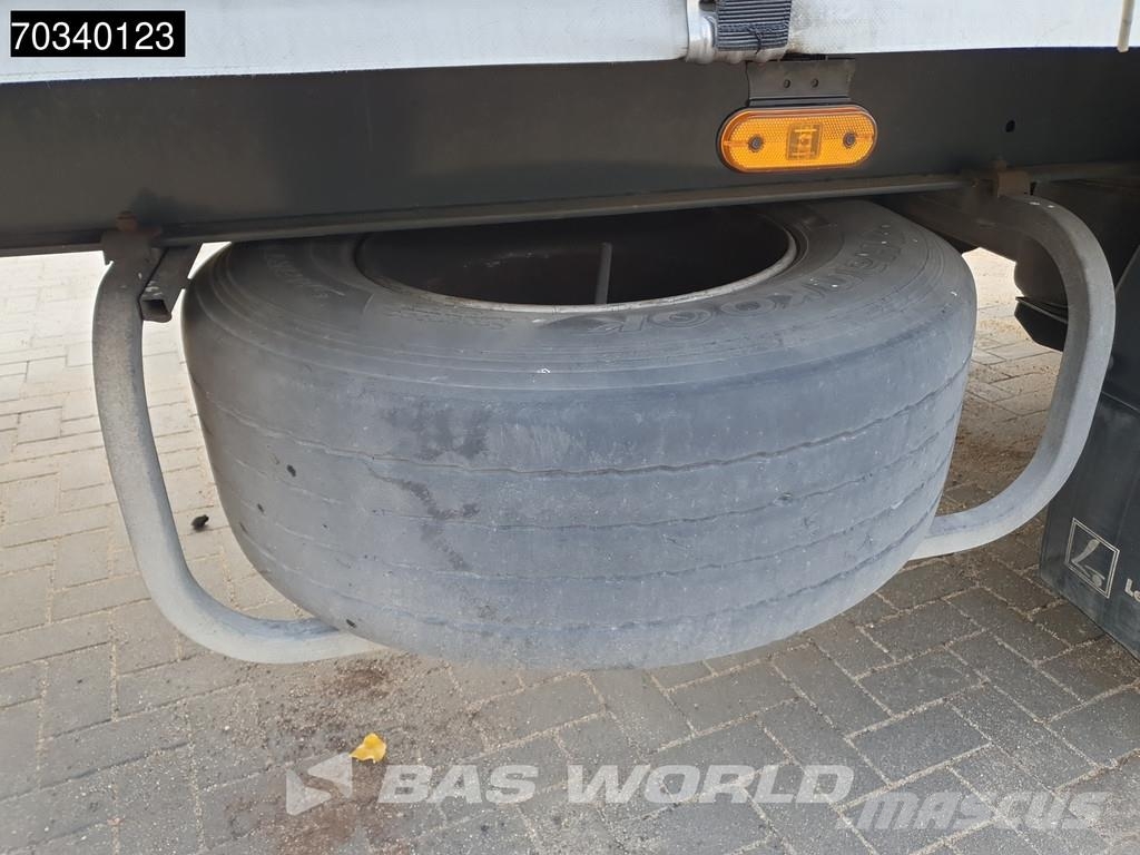 Lecitrailer 3E20 3 axles Lift Axle Hardwood Omega SAF Tents puspiekabes