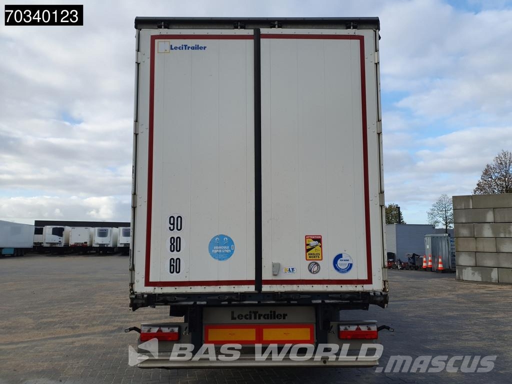 Lecitrailer 3E20 3 axles Lift Axle Hardwood Omega SAF Tents puspiekabes
