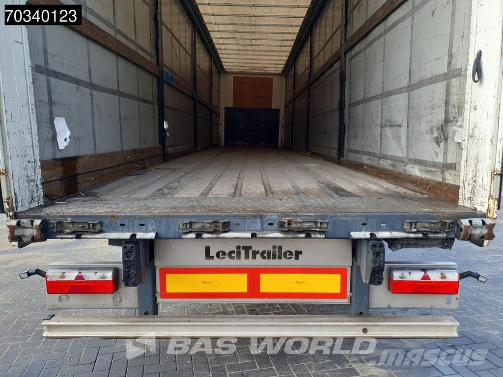 Lecitrailer 3E20 3 axles Lift Axle Hardwood Omega SAF Tents puspiekabes