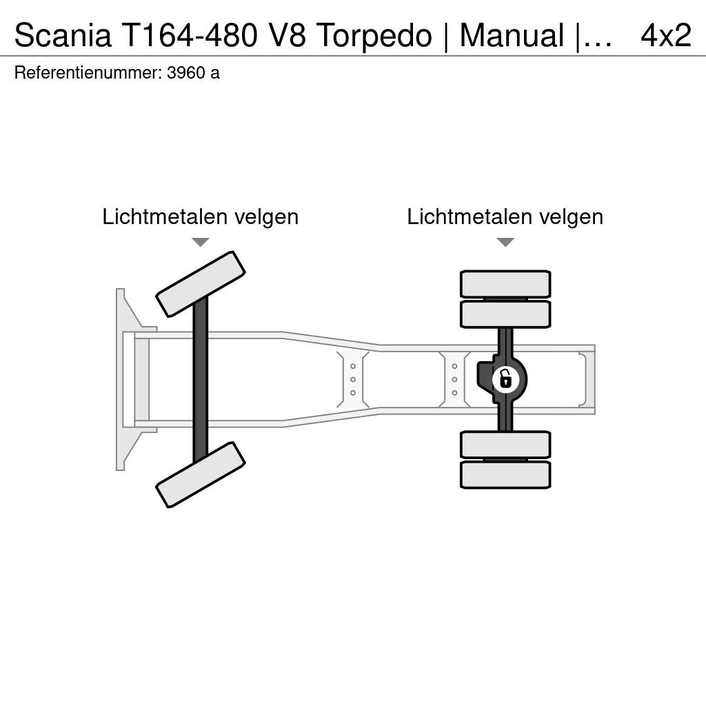 Scania T164-480 V8 Torpedo | Manual | Retarder | hydrauli Çekiciler